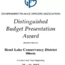 Recognizing Excellence: Rend Lake Conservancy District Honored with Top Budget Presentation Award