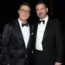 Jimmy Kimmel reage ao fim do programa de Stephen Colbert