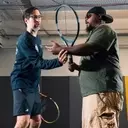Vision Impairment No Barrier to Passionate Tennis Play