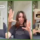 A TikToker Suggests Disconnecting from Smartphones by 'Hanging Up' Devices