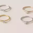 Diamond Rings with Minimalist Design