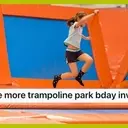 Mom Declares Ban on Trampoline Park Birthday Parties
