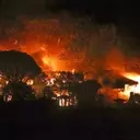 Devastating Fire Ravages Japanese Coastal Town, Leaving Homes in Ruins