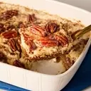 Effortless Pecan Pie Cake: A Simple Yet Indulgent Dessert