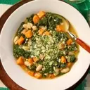Hearty White Bean and Kale Stew with Lemon and Garlic