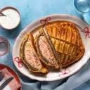 Elegant Salmon Encased in Pastry with Mushroom Duxelles