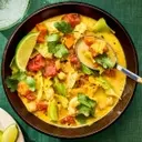 Flavorful Cabbage Soup with Coconut Milk and Chickpeas