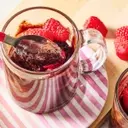 Speedy Chocolate Raspberry Mug Cakes