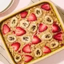 Delicious Strawberry-Banana Baked Oats for a Hearty Breakfast