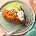 Stuffed Sweet Potatoes with Ground Turkey & Avocado: A Healthy & Flavorful Meal