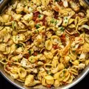 Lemon Pasta with Roasted Cauliflower, Capers, and Crispy Pancetta: A Weeknight Delight