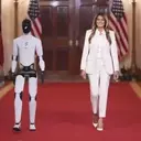 Humanoid Robot Shares Spotlight with Former First Lady at White House Tech Summit