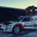 Ryan Tuerck's 600-HP GR Corolla-Powered Celica Rally Car Takes Second Place