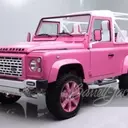Unique Barbie-Themed Land Rover Defender 90 Up for Auction