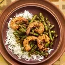 Quick Shrimp and Vegetable Skillet with Chermoula