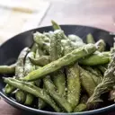 Effortless Broiled Fava Beans with Herb-Infused Salt