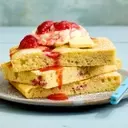 Sheet Pan Strawberry and Cream Pancakes: A Convenient Brunch Delight
