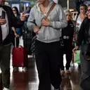 Charles Melton's Cannes Comfort Style with Hoka Sneakers