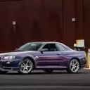 Rare 1999 Nissan Skyline GT-R V-Spec in Midnight Purple with Low Mileage Heads to Auction
