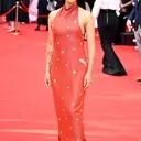 Greta Lee's Refined Style Shines on 'Toy Story 5' Press Tour