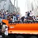 Knicks Player Mistaken for Fan at Championship Parade