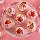 Delightful Strawberry Cupcakes with Rosy Buttercream
