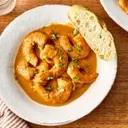 Elevated Shrimp and Chorizo Skillet with Velvety Sauce