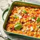 Hearty Roasted Vegetable and Orzo Bake