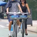 Celebrities Embrace Citi Bikes for Summer Romance in New York City