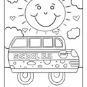 Engaging Back-to-School Coloring Sheets for Children