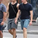 Co-Stars Hudson Williams and Connor Storrie’s Synchronized Toronto Street Style