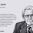 The Enduring Legacy of Peter Lynch: A Visionary Investor's Journey