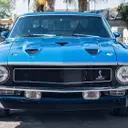 A Rare 1970 Acapulco Blue Shelby Mustang GT350 with Low Mileage Goes Up for Auction