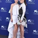 Mara Sisters Dazzle at Venice Film Festival Premiere with Coordinated Style