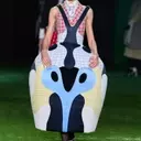 Painter Amy Sherald's Immersive Experience at Thom Browne's Spring 2027 Fashion Show