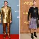 Alexander Skarsg￥rd's Bold Fashion Choices for "Wicker" Premieres