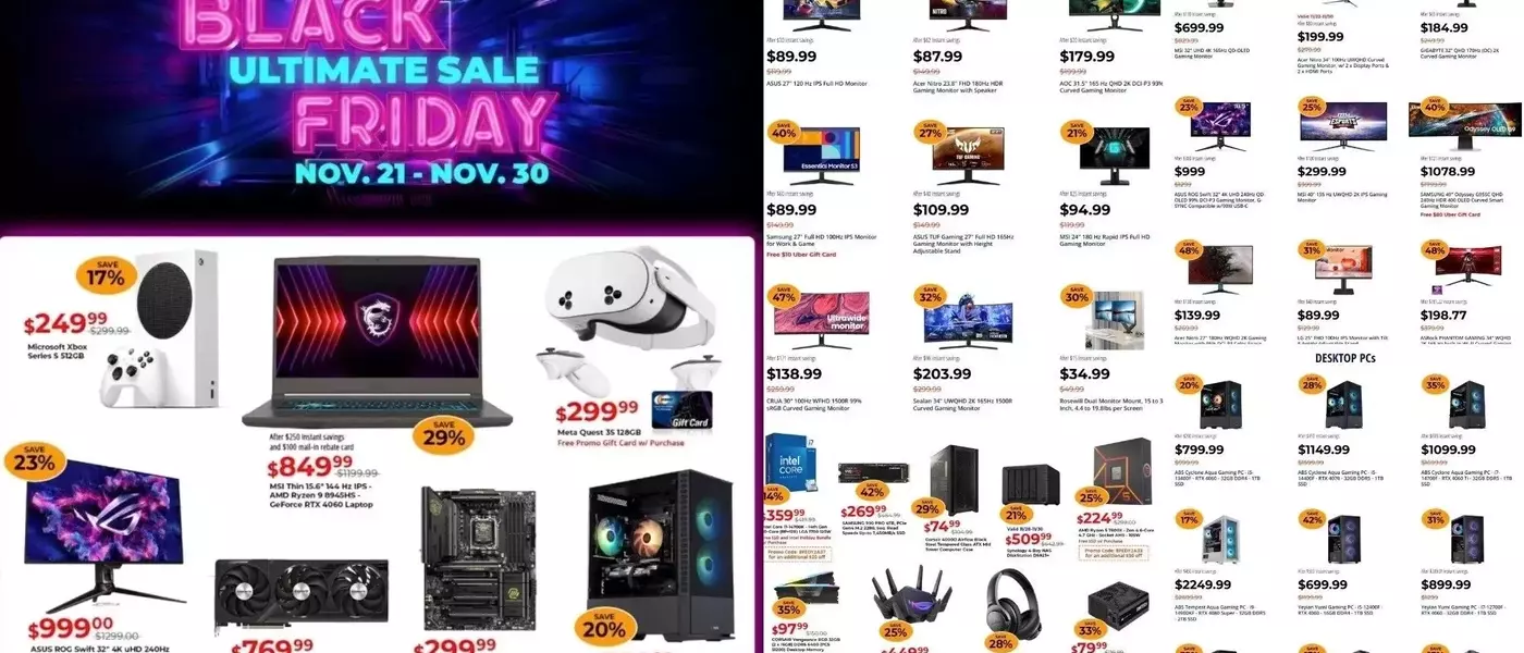 Discount offers on electronics