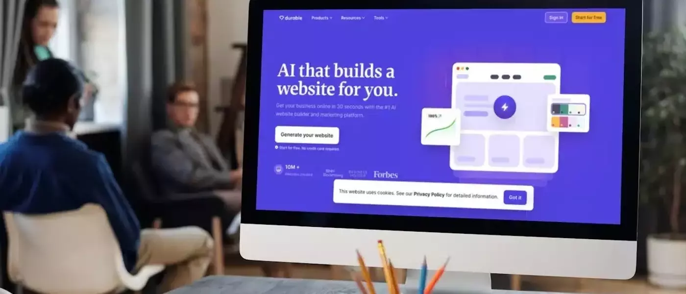Build a Professional Website in 30 Seconds with Durable AI