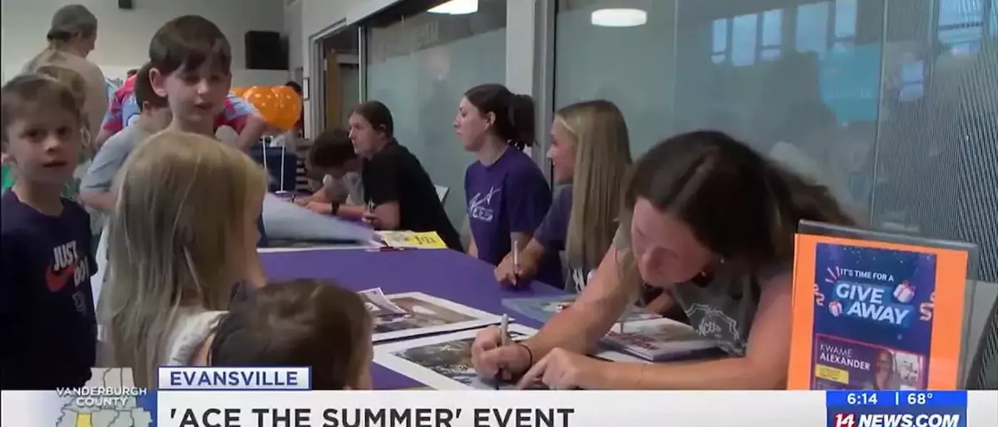 Student-Athletes Inspire Young Readers at Local Library Event