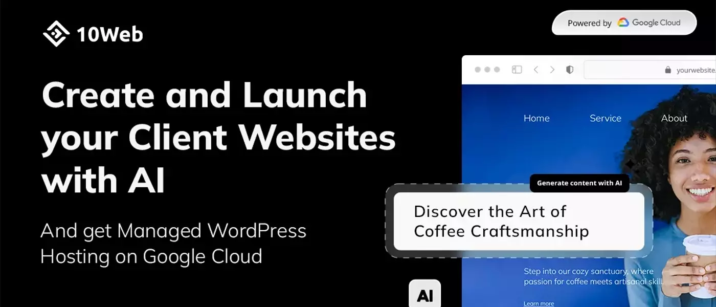 Supercharge Your Website with 10Web: AI-Powered WordPress Automation