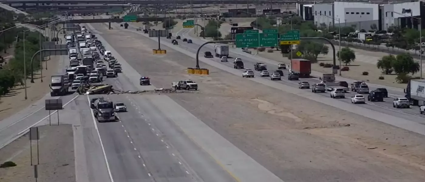 Major Food Truck Crash Leads to Partial Closure of Loop 303 in West Valley
