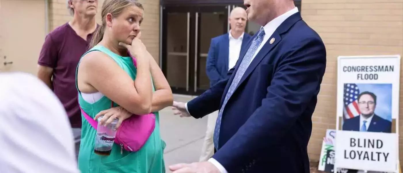 Nebraska Congressman Defends Trump's Agenda Amidst Public Outcry