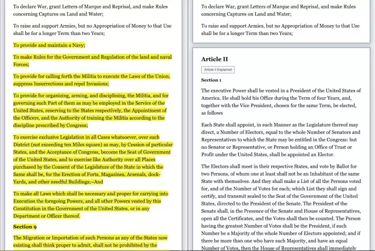 Library of Congress Website Constitution Omission Sparks Online Debate