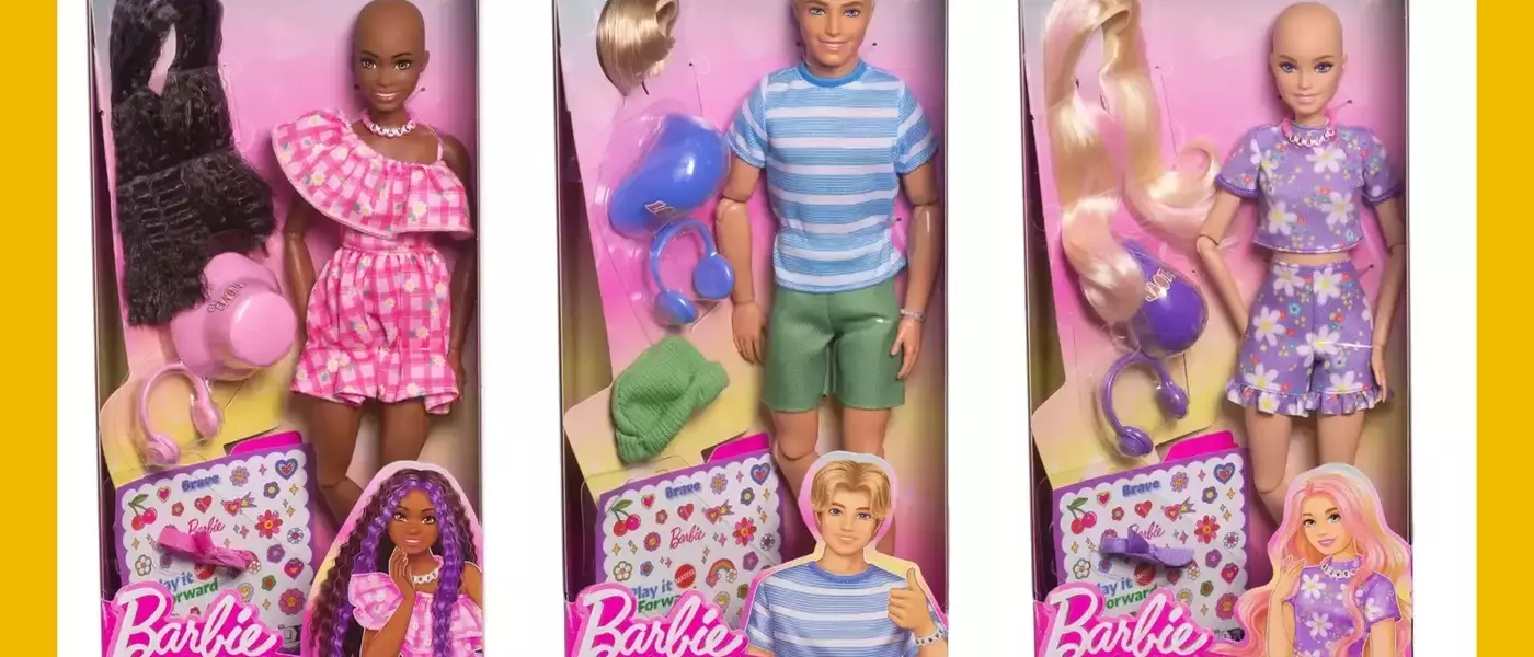 Mattel Unveils New 'Brave' Barbie and Ken Dolls to Support Children with Hair Loss