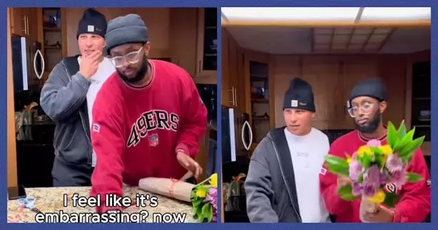 Men Confront Vulnerability in Flower-Giving
