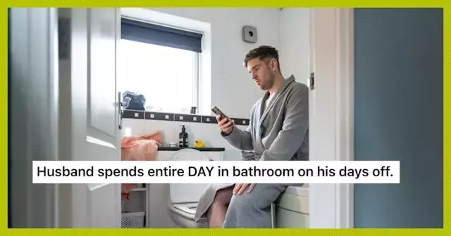 Husband's Excessive Bathroom Breaks Strain Marriage and Family Life