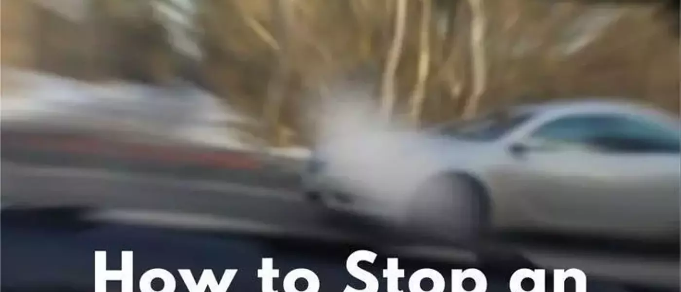 How to stop automotic car if the brakes fall