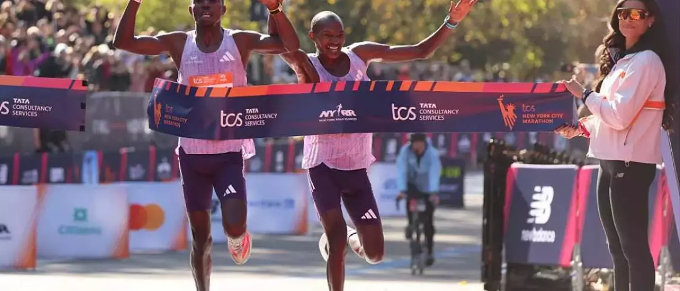 Kenyan Runners Triumph at New York City Marathon, Dominating Men's and Women's Races