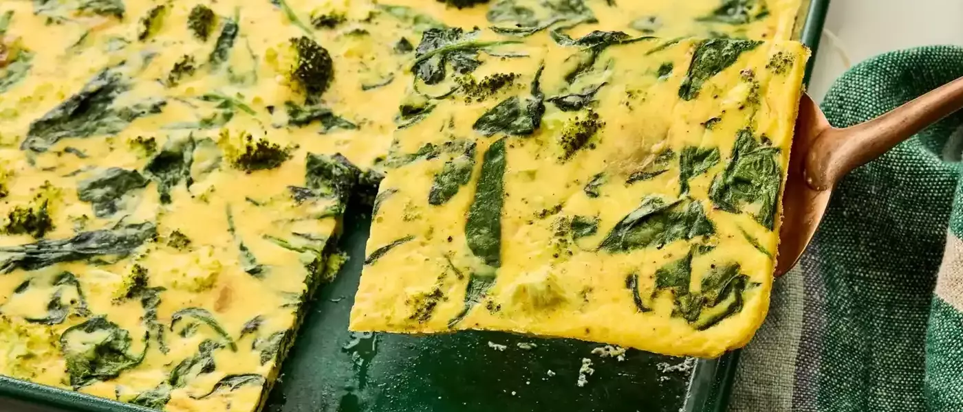 Crowd-Pleasing Spinach, Broccoli, and Parmesan Quiche