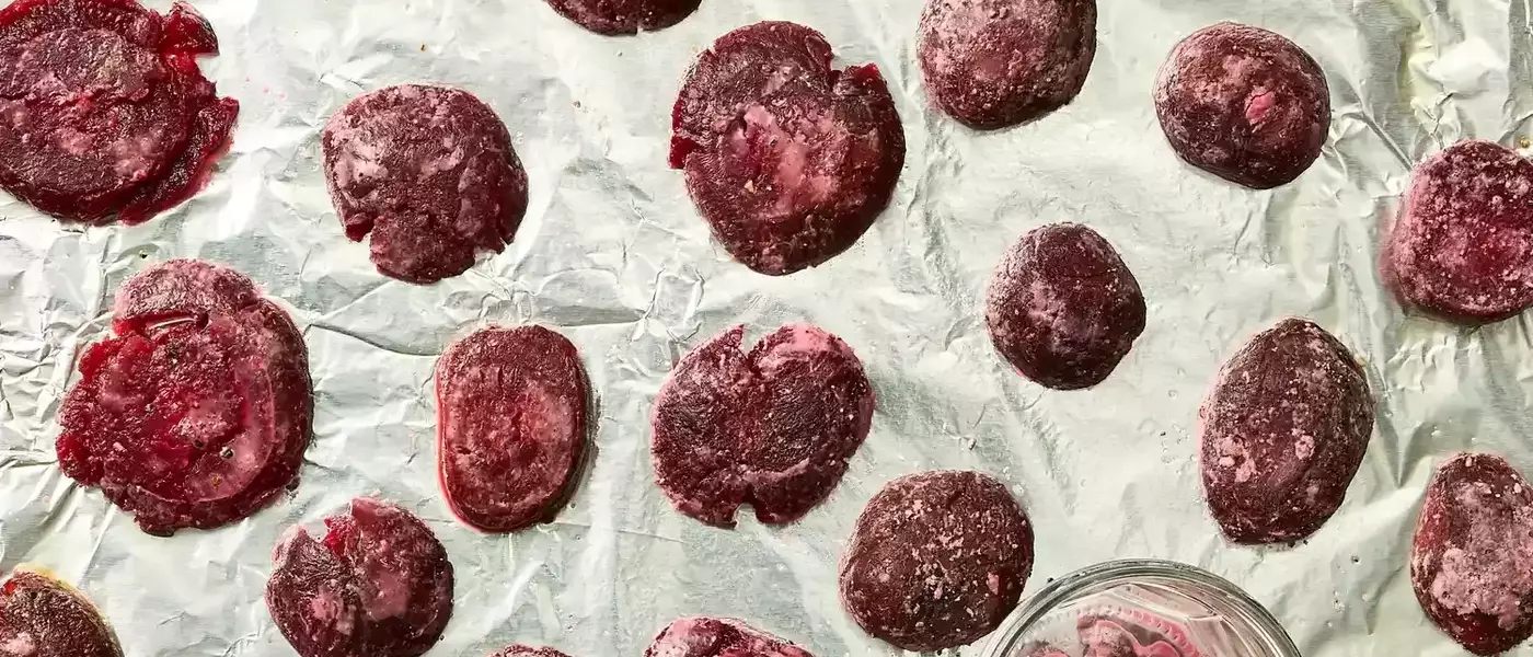 Crispy Smashed Beets with Feta and Pistachios